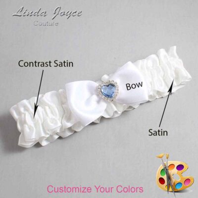 Couture Garters / Custom Wedding Garter / Customizable Wedding Garters / Personalized Wedding Garters / Judy #01-B31-M25 / Wedding Garters / Bridal Garter / Prom Garter / Judy Joyce Couture