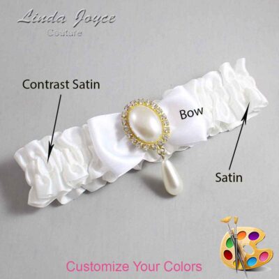 Couture Garters / Custom Wedding Garter / Customizable Wedding Garters / Personalized Wedding Garters / Meghan #01-B31-M34 / Wedding Garters / Bridal Garter / Prom Garter / Meghan Joyce Couture