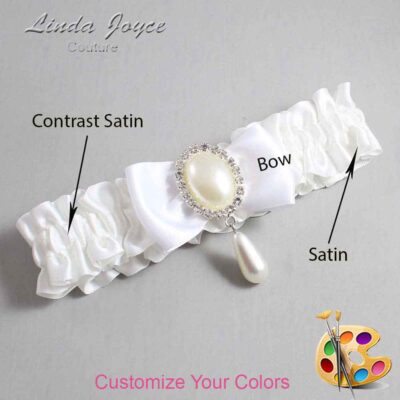 Couture Garters / Custom Wedding Garter / Customizable Wedding Garters / Personalized Wedding Garters / Meghan #01-B31-M35 / Wedding Garters / Bridal Garter / Prom Garter / Meghan Joyce Couture