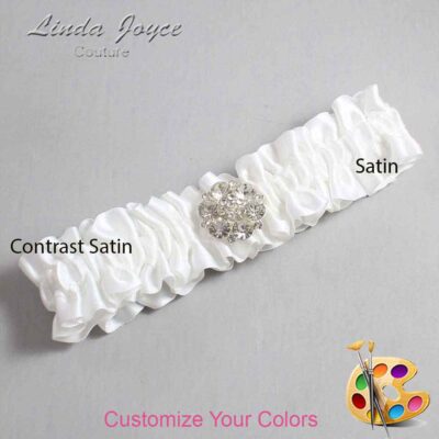 Couture Garters / Custom Wedding Garter / Customizable Wedding Garters / Personalized Wedding Garters / Belle #01-M11 / Wedding Garters / Bridal Garter / Prom Garter / Linda Joyce Couture