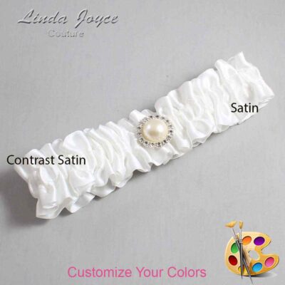 Couture Garters / Custom Wedding Garter / Customizable Wedding Garters / Personalized Wedding Garters / Dana #01-M22 / Wedding Garters / Bridal Garter / Prom Garter / Linda Joyce Couture