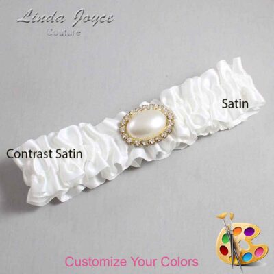 Couture Garters / Custom Wedding Garter / Customizable Wedding Garters / Personalized Wedding Garters / Jane #01-M28 / Wedding Garters / Bridal Garter / Prom Garter / Linda Joyce Couture