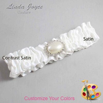 Couture Garters / Custom Wedding Garter / Customizable Wedding Garters / Personalized Wedding Garters / Jane #01-M30 / Wedding Garters / Bridal Garter / Prom Garter / Linda Joyce Couture