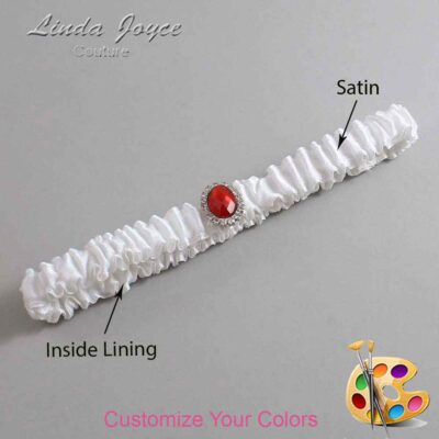 Couture Garters / Custom Wedding Garter / Custom Wedding Garters / Personalized Wedding Garters / Jewels #03-M26 / Wedding Garters / Bridal Garter / Prom Garter / Linda Joyce Couture