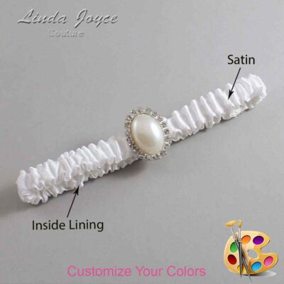 Couture Garters / Custom Wedding Garter / Custom Wedding Garters / Personalized Wedding Garters / Halle #03-M31 / Wedding Garters / Bridal Garter / Prom Garter / Linda Joyce Couture