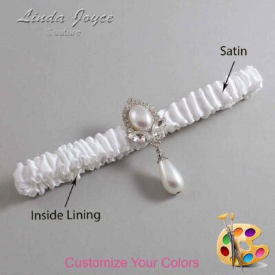 Couture Garters / Custom Wedding Garter / Custom Wedding Garters / Personalized Wedding Garters / Grace #03-M32 / Wedding Garters / Bridal Garter / Prom Garter / Linda Joyce Couture