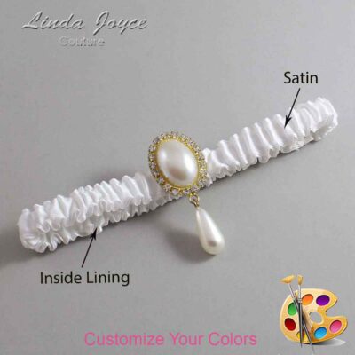 Couture Garters / Custom Wedding Garter / Custom Wedding Garters / Personalized Wedding Garters / Cora #03-M34 / Wedding Garters / Bridal Garter / Prom Garter / Linda Joyce Couture