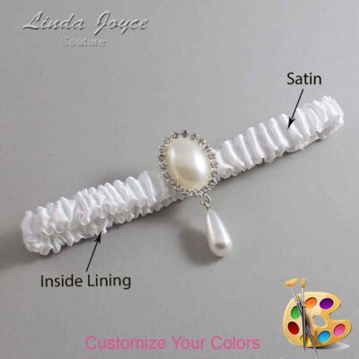 Couture Garters / Custom Wedding Garter / Custom Wedding Garters / Personalized Wedding Garters / Cora #03-M35 / Wedding Garters / Bridal Garter / Prom Garter / Linda Joyce Couture