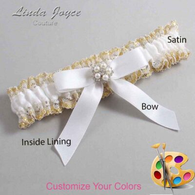 Couture Garters / Custom Wedding Garter / Customizable Wedding Garters / Personalized Wedding Garters / Amelia #04-B03-M20 / Wedding Garters / Bridal Garter / Prom Garter / Linda Joyce Couture