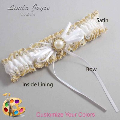 Couture Garters / Custom Wedding Garter / Customizable Wedding Garters / Personalized Wedding Garters / Faith #04-B10-M21 / Wedding Garters / Bridal Garter / Prom Garter / Linda Joyce Couture