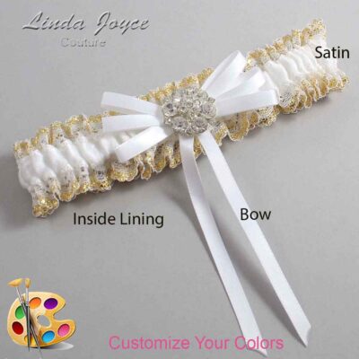 Couture Garters / Custom Wedding Garter / Customizable Wedding Garters / Personalized Wedding Garters / Autumn #04-B11-M11 / Wedding Garters / Bridal Garter / Prom Garter / Linda Joyce Couture