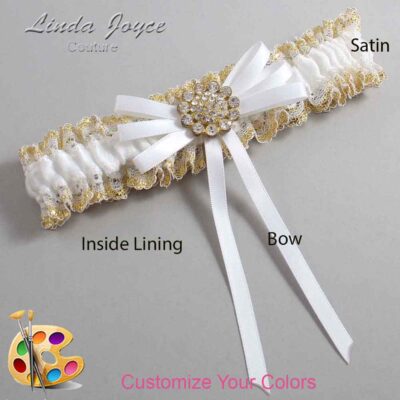Couture Garters / Custom Wedding Garter / Customizable Wedding Garters / Personalized Wedding Garters / Bambi #04-B11-M12 / Wedding Garters / Bridal Garter / Prom Garter / Linda Joyce Couture