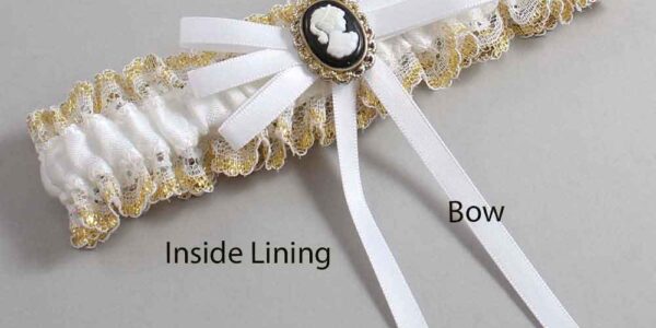 Couture Garters / Custom Wedding Garter / Customizable Wedding Garters / Personalized Wedding Garters / Carli #04-B11-M15 / Wedding Garters / Bridal Garter / Prom Garter / Linda Joyce Couture