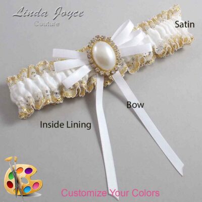 Couture Garters / Custom Wedding Garter / Customizable Wedding Garters / Personalized Wedding Garters / Felina #04-B11-M29 / Wedding Garters / Bridal Garter / Prom Garter / Linda Joyce Couture