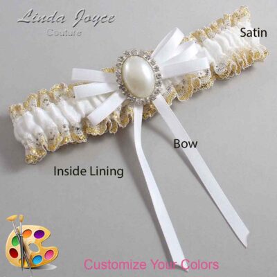 Couture Garters / Custom Wedding Garter / Customizable Wedding Garters / Personalized Wedding Garters / Felina #04-B11-M31 / Wedding Garters / Bridal Garter / Prom Garter / Linda Joyce Couture
