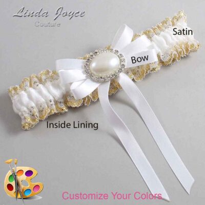 Couture Garters / Custom Wedding Garter / Customizable Wedding Garters / Personalized Wedding Garters / Velma #04-B12-M30 / Wedding Garters / Bridal Garter / Prom Garter / Linda Joyce Couture
