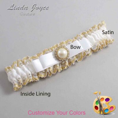Couture Garters / Custom Wedding Garter / Customizable Wedding Garters / Personalized Wedding Garters / Jade #04-B20-M21 / Wedding Garters / Bridal Garter / Prom Garter / Linda Joyce Couture