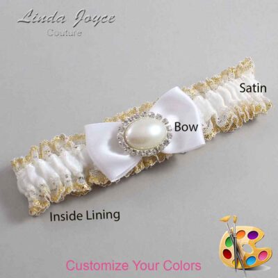 Couture Garters / Custom Wedding Garter / Customizable Wedding Garters / Personalized Wedding Garters / Juliette #04-B31-M30 / Wedding Garters / Bridal Garter / Prom Garter / Linda Joyce Couture