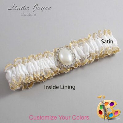 Couture Garters / Custom Wedding Garter / Customizable Wedding Garters / Personalized Wedding Garters / Halle #04-M31 / Wedding Garters / Bridal Garter / Prom Garter / Linda Joyce Couture