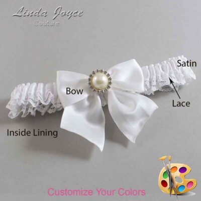 Couture Garters / Custom Wedding Garter / Customizable Wedding Garters / Personalized Wedding Garters / Paige #05-B01-M22 / Wedding Garters / Bridal Garter / Prom Garter / Linda Joyce Couture