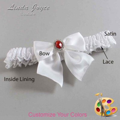 Couture Garters / Custom Wedding Garter / Customizable Wedding Garters / Personalized Wedding Garters / Danita #05-B01-M26 / Wedding Garters / Bridal Garter / Prom Garter / Linda Joyce Couture