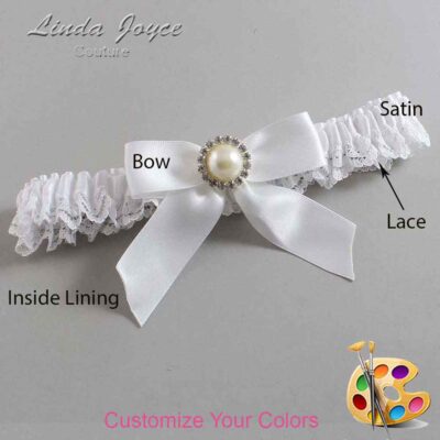 Couture Garters / Custom Wedding Garter / Customizable Wedding Garters / Personalized Wedding Garters / Rubie #05-B02-M22 / Wedding Garters / Bridal Garter / Prom Garter / Linda Joyce Couture