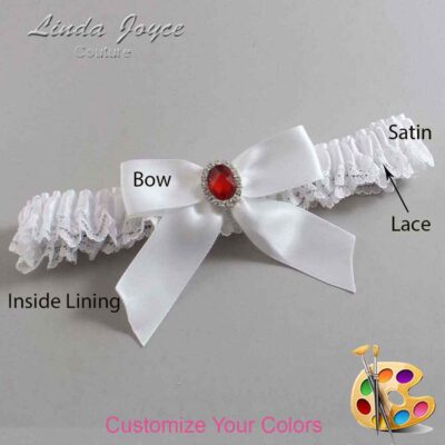 Couture Garters / Custom Wedding Garter / Customizable Wedding Garters / Personalized Wedding Garters / Nattie #05-B02-M26 / Wedding Garters / Bridal Garter / Prom Garter / Linda Joyce Couture