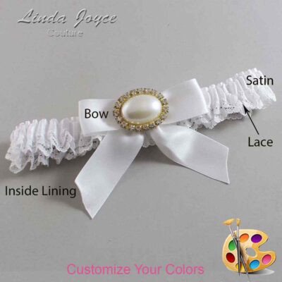 Couture Garters / Custom Wedding Garter / Customizable Wedding Garters / Personalized Wedding Garters / Missy #05-B02-M28 / Wedding Garters / Bridal Garter / Prom Garter / Linda Joyce Couture