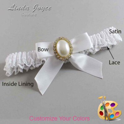 Couture Garters / Custom Wedding Garter / Customizable Wedding Garters / Personalized Wedding Garters / Niki #05-B02-M29 / Wedding Garters / Bridal Garter / Prom Garter / Linda Joyce Couture