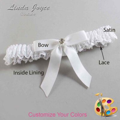 Couture Garters / Custom Wedding Garter / Customizable Wedding Garters / Personalized Wedding Garters / Jana #05-B03-M03 / Wedding Garters / Bridal Garter / Prom Garter / Linda Joyce Couture