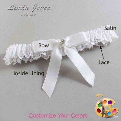 Couture Garters / Custom Wedding Garter / Customizable Wedding Garters / Personalized Wedding Garters / Jana #05-B03-M04 / Wedding Garters / Bridal Garter / Prom Garter / Linda Joyce Couture