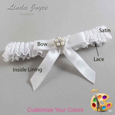 Couture Garters / Custom Wedding Garter / Customizable Wedding Garters / Personalized Wedding Garters / Amelia #05-B03-M20 / Wedding Garters / Bridal Garter / Prom Garter / Linda Joyce Couture