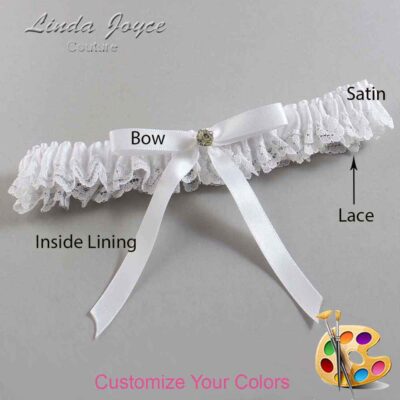 Couture Garters / Custom Wedding Garter / Customizable Wedding Garters / Personalized Wedding Garters / Bridie #05-B04-M03 / Wedding Garters / Bridal Garter / Prom Garter / Linda Joyce Couture