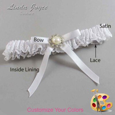 Couture Garters / Custom Wedding Garter / Customizable Wedding Garters / Personalized Wedding Garters / Diana #05-B04-M24 / Wedding Garters / Bridal Garter / Prom Garter / Linda Joyce Couture