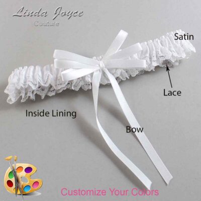 Couture Garters / Custom Wedding Garter / Customizable Wedding Garters / Personalized Wedding Garters / Avis #05-B11-00 / Wedding Garters / Bridal Garter / Prom Garter / Linda Joyce Couture
