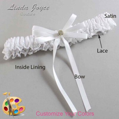 Couture Garters / Custom Wedding Garter / Customizable Wedding Garters / Personalized Wedding Garters / Audry #05-B11-M03 / Wedding Garters / Bridal Garter / Prom Garter / Linda Joyce Couture