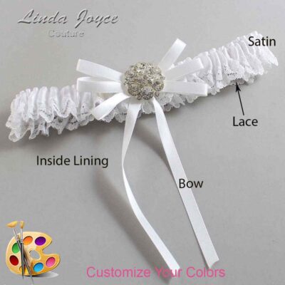 Couture Garters / Custom Wedding Garter / Customizable Wedding Garters / Personalized Wedding Garters / Autumn #05-B11-M11 / Wedding Garters / Bridal Garter / Prom Garter / Linda Joyce Couture