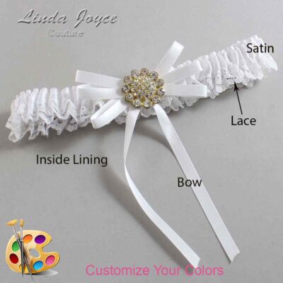 Couture Garters / Custom Wedding Garter / Customizable Wedding Garters / Personalized Wedding Garters / Bambi #05-B11-M12 / Wedding Garters / Bridal Garter / Prom Garter / Linda Joyce Couture