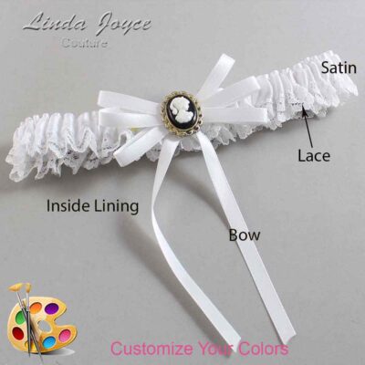 Couture Garters / Custom Wedding Garter / Customizable Wedding Garters / Personalized Wedding Garters / Carli #05-B11-M15 / Wedding Garters / Bridal Garter / Prom Garter / Linda Joyce Couture