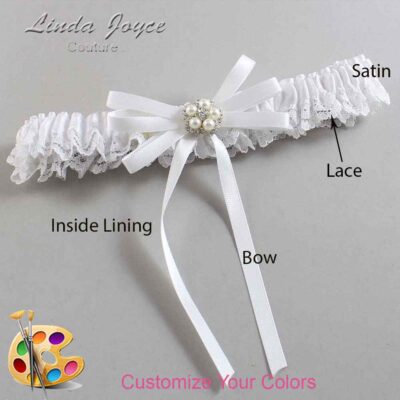 Couture Garters / Custom Wedding Garter / Customizable Wedding Garters / Personalized Wedding Garters / Danielle #05-B11-M20 / Wedding Garters / Bridal Garter / Prom Garter / Linda Joyce Couture