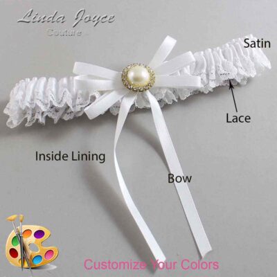 Couture Garters / Custom Wedding Garter / Customizable Wedding Garters / Personalized Wedding Garters / Delta #05-B11-M21 / Wedding Garters / Bridal Garter / Prom Garter / Linda Joyce Couture