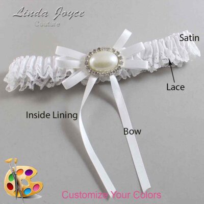 Couture Garters / Custom Wedding Garter / Customizable Wedding Garters / Personalized Wedding Garters / Emma #05-B11-M30 / Wedding Garters / Bridal Garter / Prom Garter / Linda Joyce Couture
