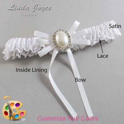 Couture Garters / Custom Wedding Garter / Customizable Wedding Garters / Personalized Wedding Garters / Felina #05-B11-M31 / Wedding Garters / Bridal Garter / Prom Garter / Linda Joyce Couture