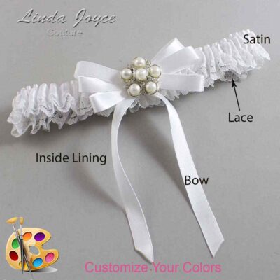 Couture Garters / Custom Wedding Garter / Customizable Wedding Garters / Personalized Wedding Garters / Carmilla #05-B12-M13 / Wedding Garters / Bridal Garter / Prom Garter / Linda Joyce Couture