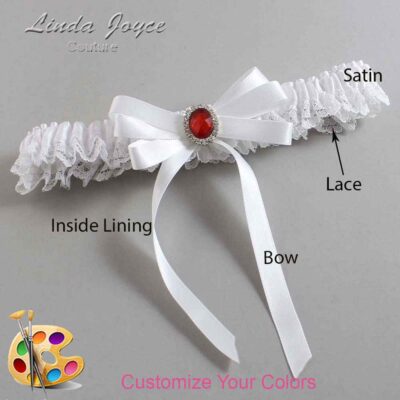 Couture Garters / Custom Wedding Garter / Customizable Wedding Garters / Personalized Wedding Garters / Roxanne #05-B12-M26 / Wedding Garters / Bridal Garter / Prom Garter / Linda Joyce Couture