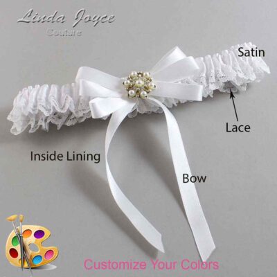 Couture Garters / Custom Wedding Garter / Customizable Wedding Garters / Personalized Wedding Garters / Savanah #05-B12-M27 / Wedding Garters / Bridal Garter / Prom Garter / Linda Joyce Couture