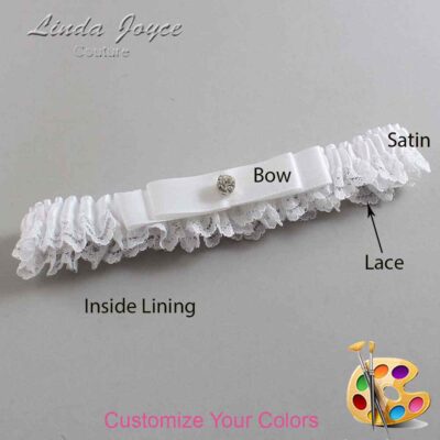 Couture Garters / Custom Wedding Garter / Customizable Wedding Garters / Personalized Wedding Garters / Lana #05-B20-M04 / Wedding Garters / Bridal Garter / Prom Garter / Linda Joyce Couture