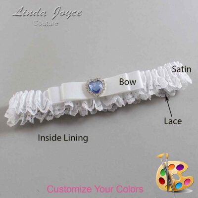 Couture Garters / Custom Wedding Garter / Customizable Wedding Garters / Personalized Wedding Garters / Louann #05-B20-M25 / Wedding Garters / Bridal Garter / Prom Garter / Linda Joyce Couture