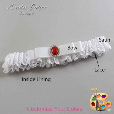 Couture Garters / Custom Wedding Garter / Customizable Wedding Garters / Personalized Wedding Garters / Nadine #05-B20-M26 / Wedding Garters / Bridal Garter / Prom Garter / Linda Joyce Couture