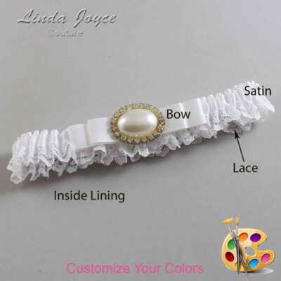 Couture Garters / Custom Wedding Garter / Customizable Wedding Garters / Personalized Wedding Garters / Martha #05-B20-M28 / Wedding Garters / Bridal Garter / Prom Garter / Linda Joyce Couture